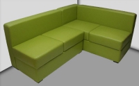 Зелен диван за заведения  